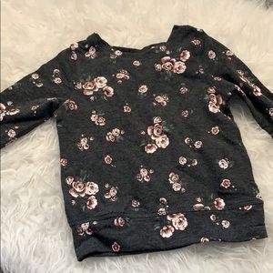 Floral sweatshirt